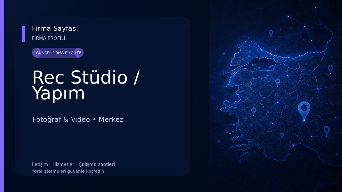 Rec Stüdio / Yapım