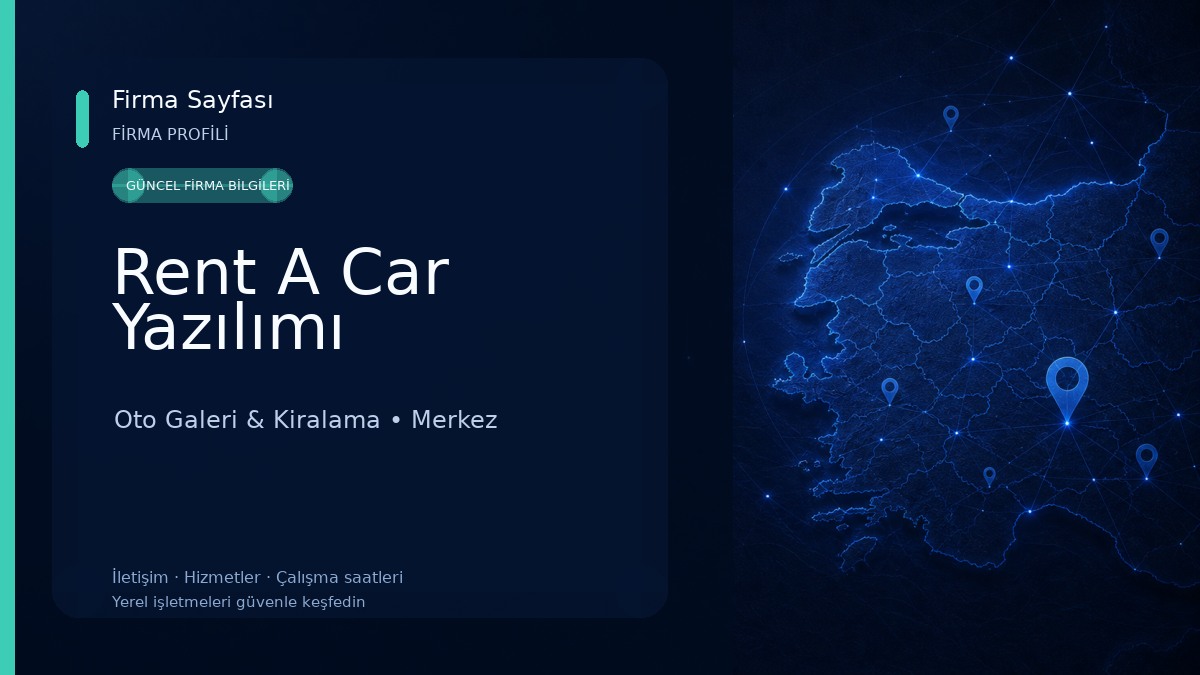 Rent A Car Yazılımı