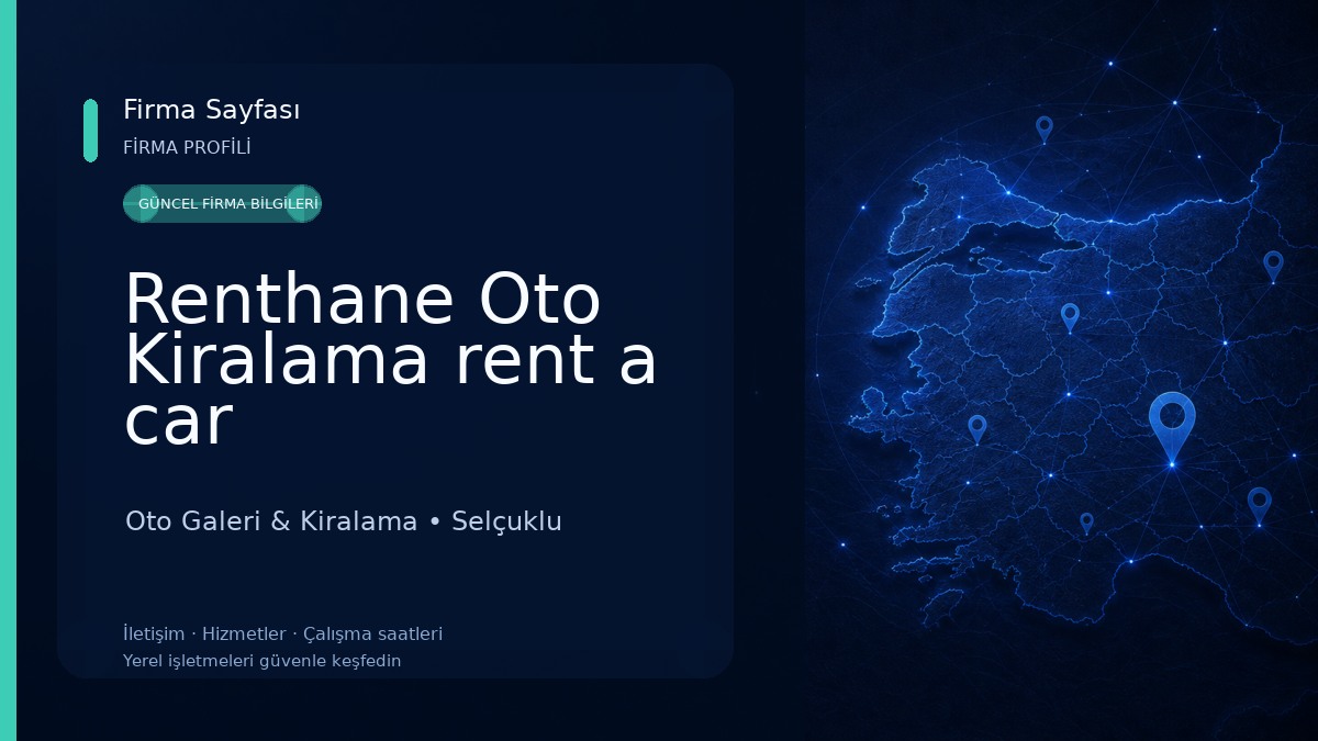 Renthane Oto Kiralama rent a car 