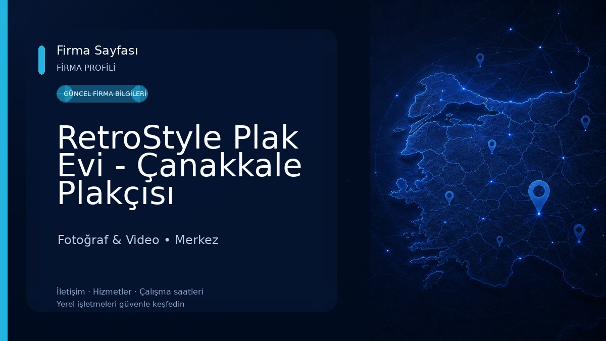 RetroStyle Plak Evi - Çanakkale Plakçısı Fotoğraf & Video