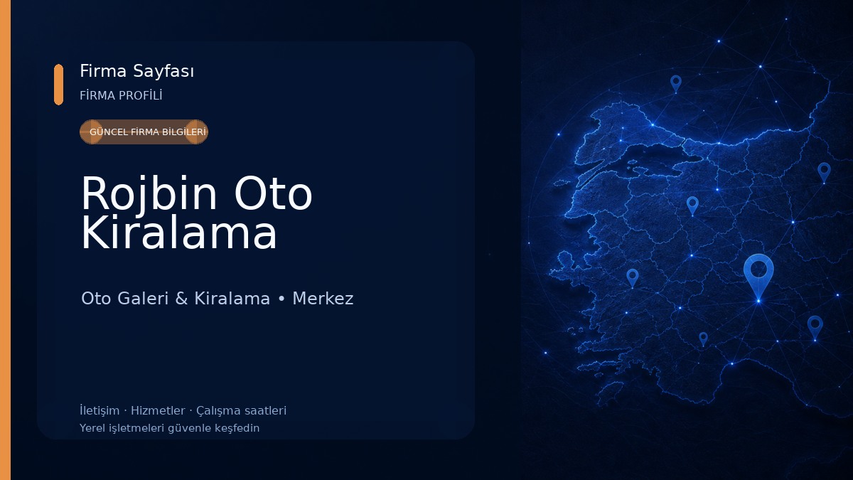 Rojbin Oto Kiralama