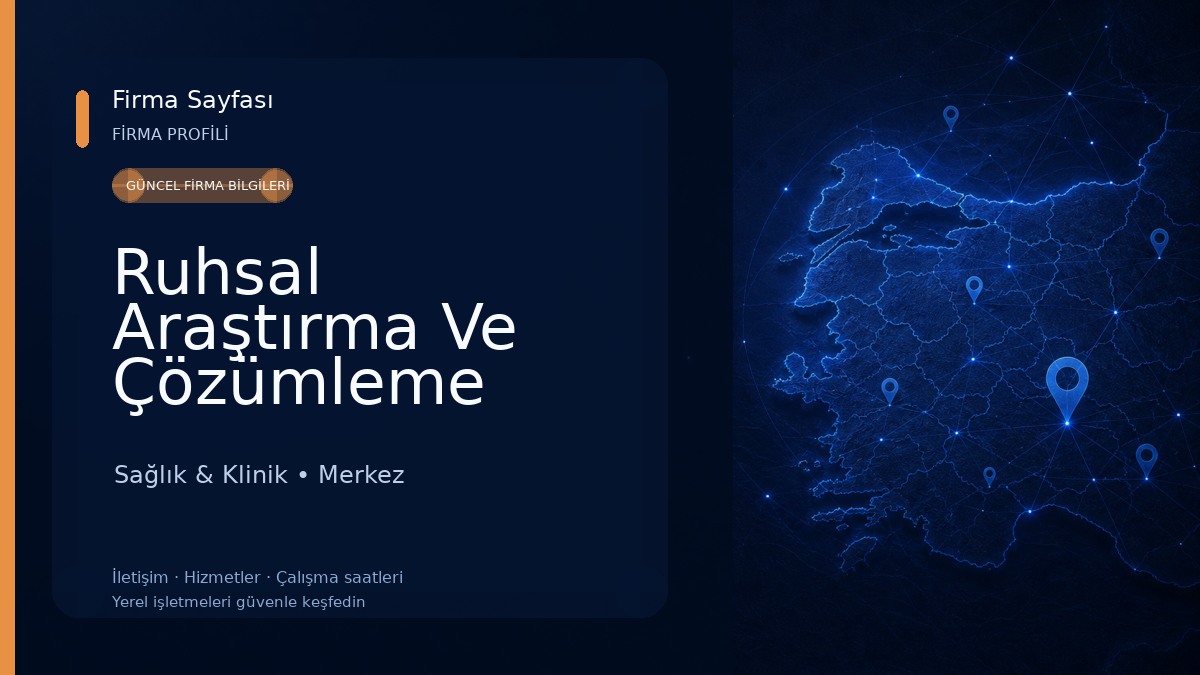 Ruhsal Araştırma Ve Çözümleme Merkezi