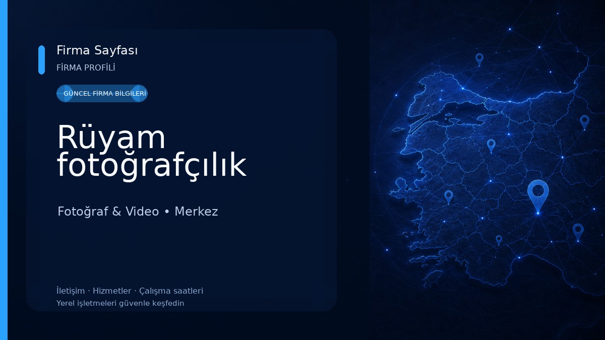 Rüyam fotoğrafçılık