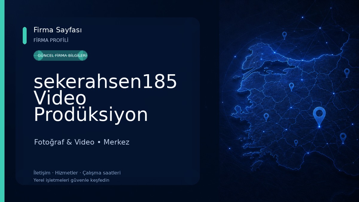 sekerahsen185 Video Prodüksiyon Hizmeti Fotoğraf & Video