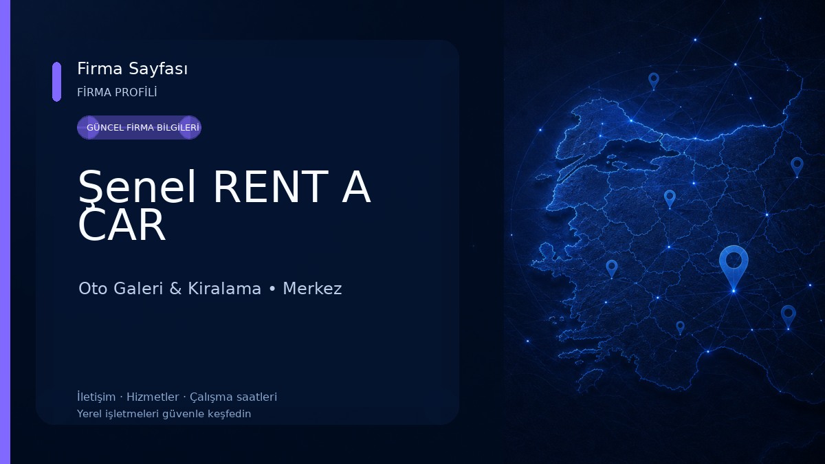 Şenel RENT A CAR