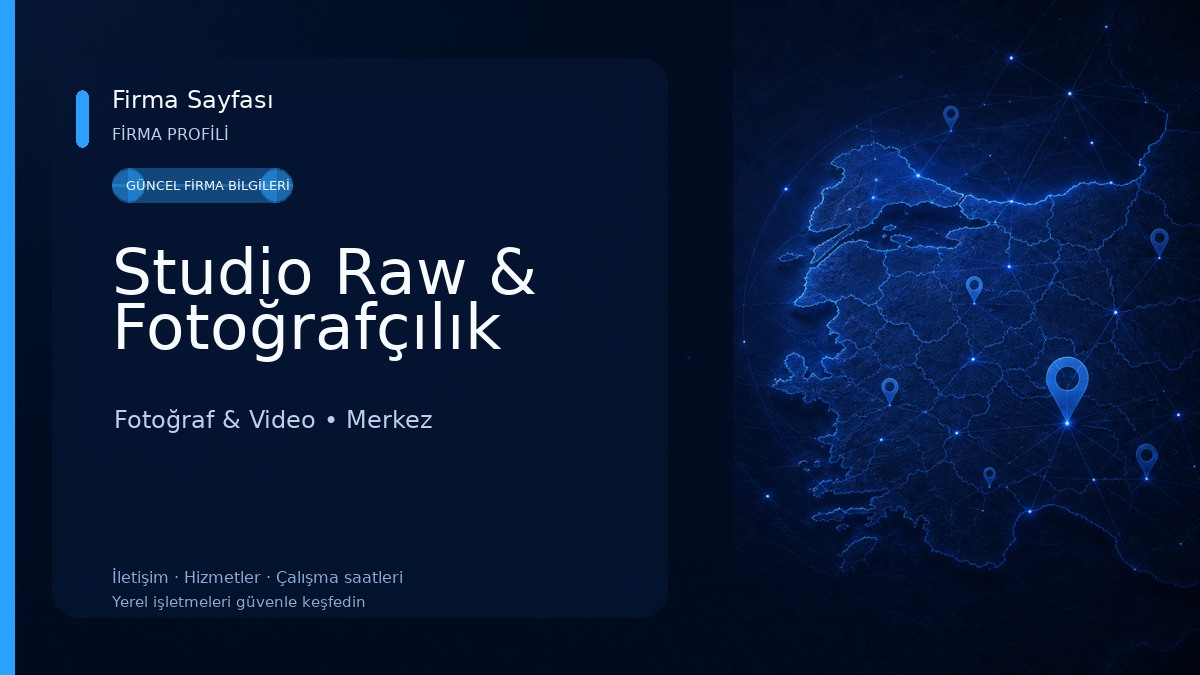 Studio Raw & Fotoğrafçılık Fotoğraf & Video