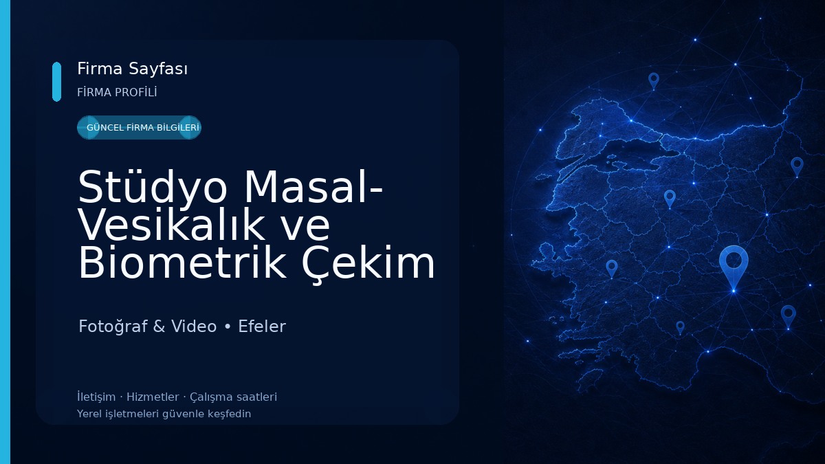 Stüdyo Masal- Vesikalık ve Biometrik Çekim Merkezi