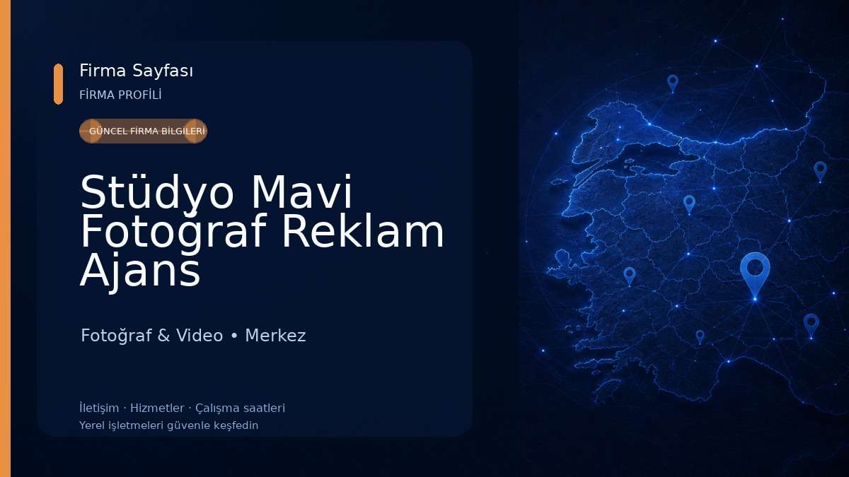 Stüdyo Mavi Fotoğraf Reklam Ajans Fotoğraf & Video