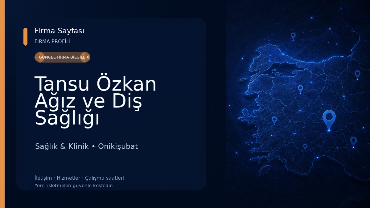 Tansu Özkan Ağız ve Diş Sağlığı Polikliniği Sağlık & Klinik