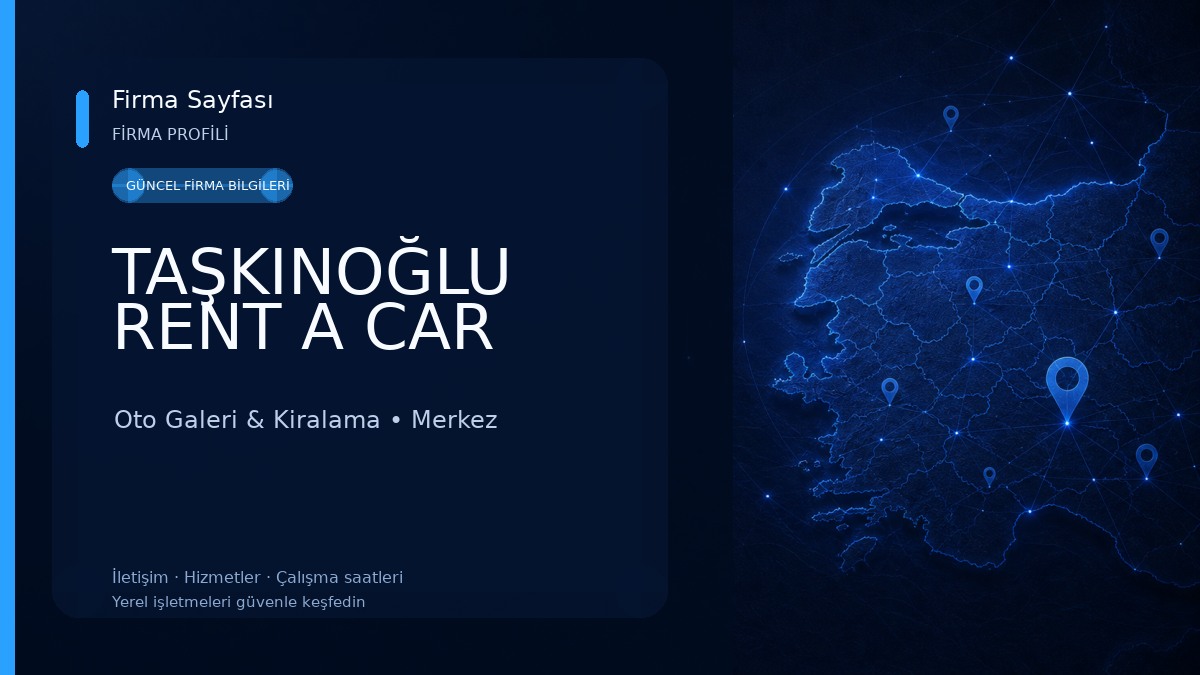 TAŞKINOĞLU RENT A CAR