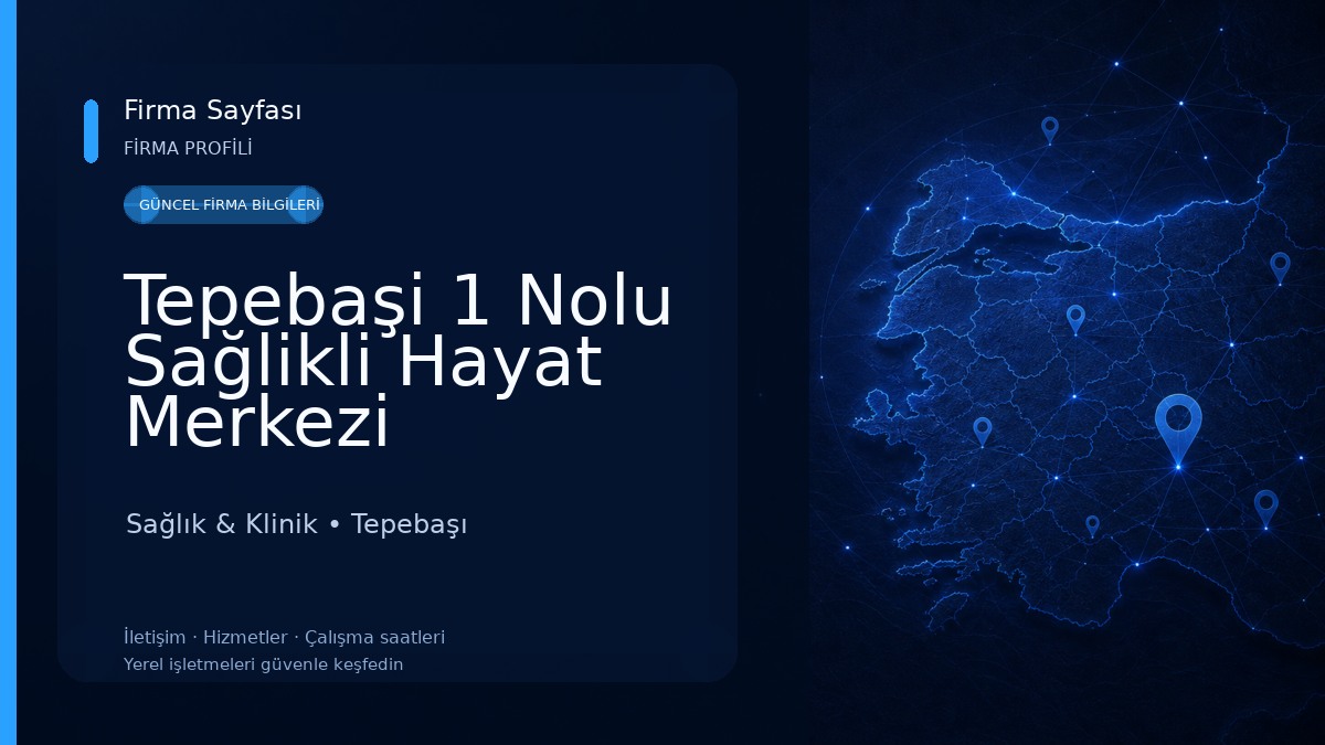 Tepebaşi 1 Nolu Sağlikli Hayat Merkezi