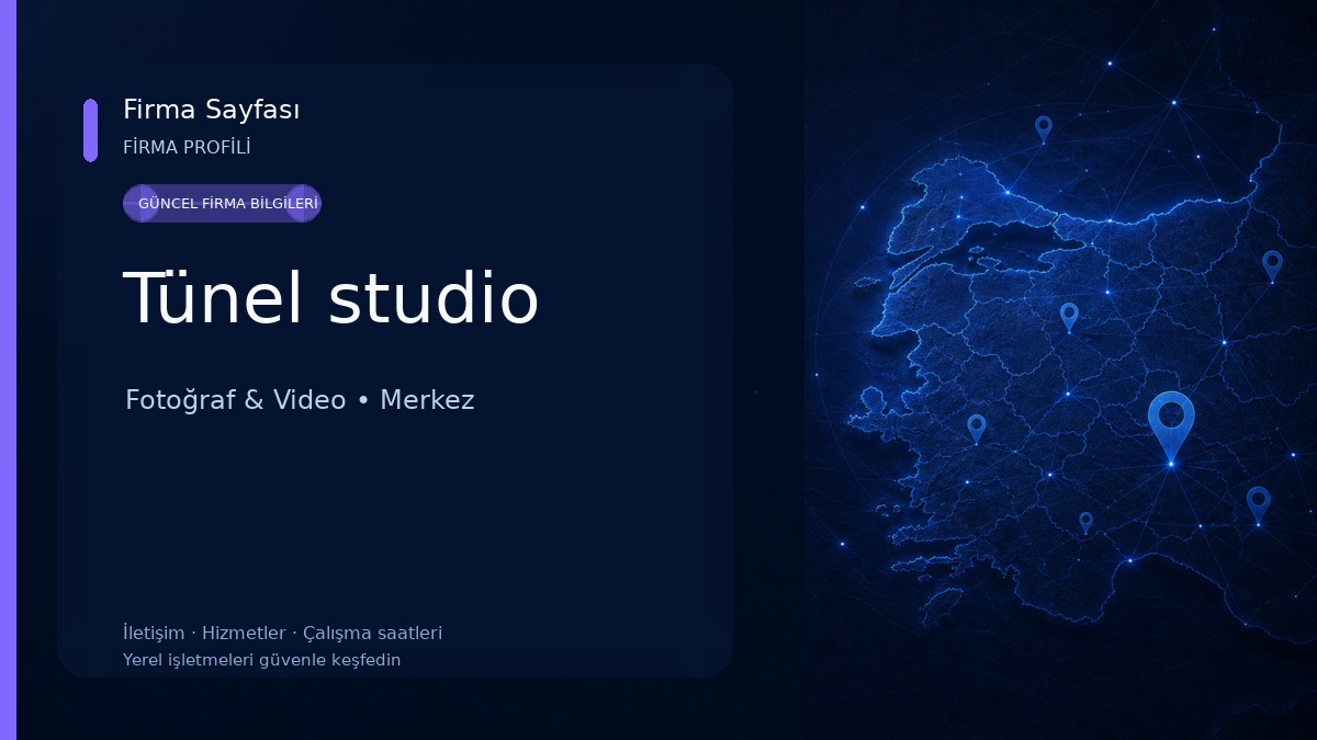 Tünel studio Fotoğraf & Video