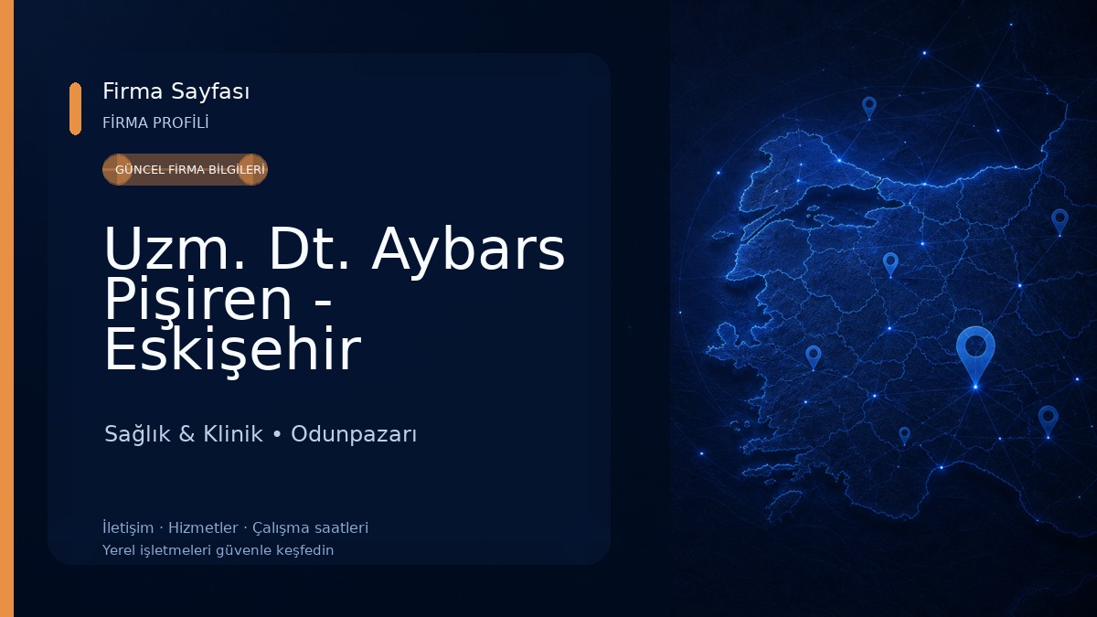 Uzm. Dt. Aybars Pişiren - Eskişehir Periodontoloji ve İmplantoloji 