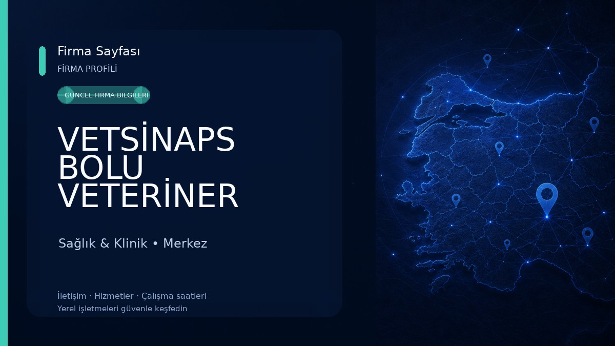 VETSİNAPS BOLU VETERİNER MUAYENEHANESİ ®️ Sağlık & Klinik