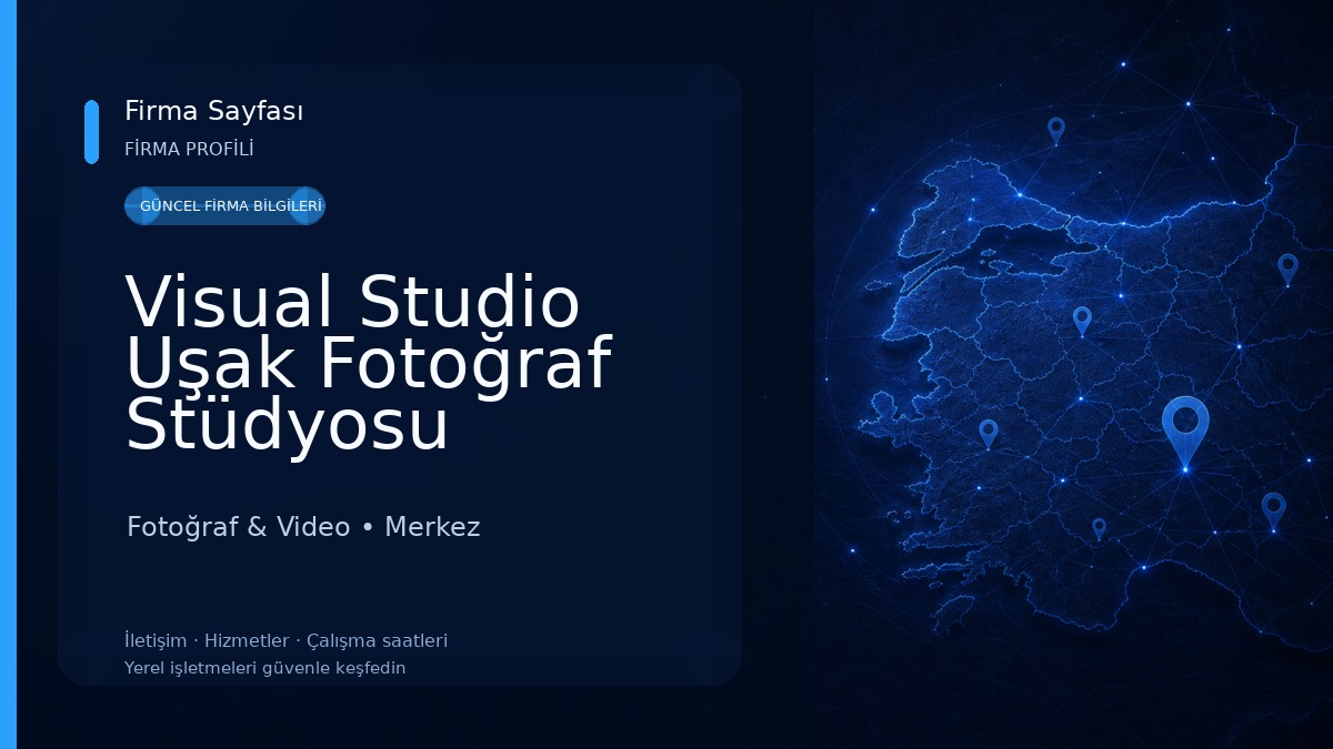 Visual Studio Uşak Fotoğraf Stüdyosu Fotoğraf & Video