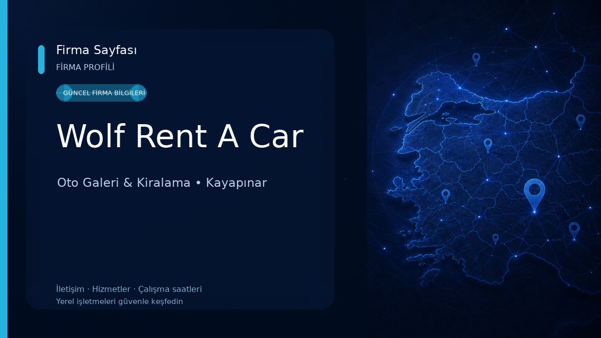 Wolf Rent A Car Oto Galeri & Kiralama
