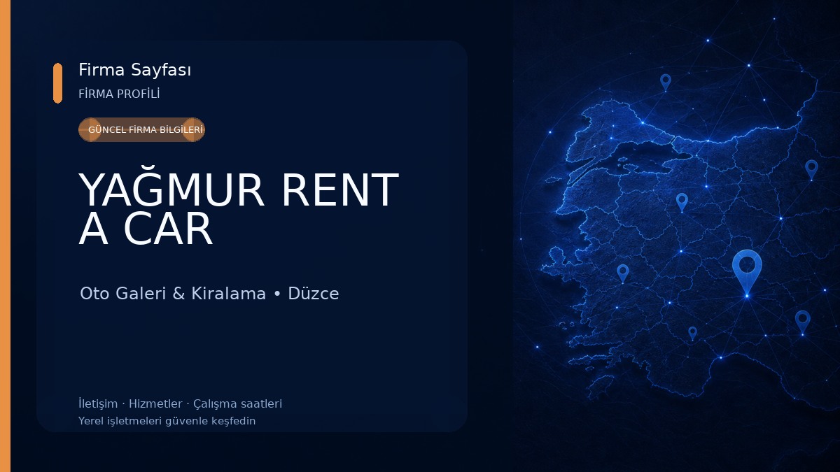 YAĞMUR RENT A CAR Oto Galeri & Kiralama