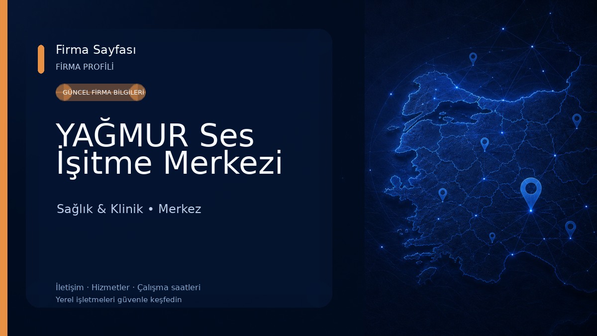 YAĞMUR Ses İşitme Merkezi Sağlık & Klinik