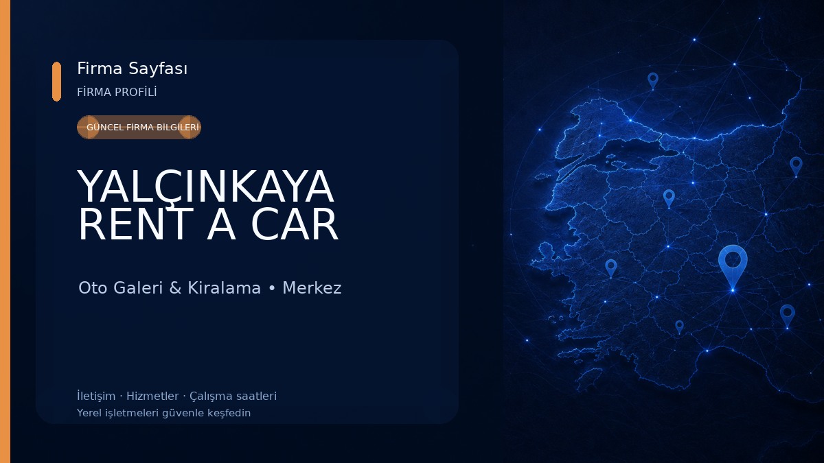 YALÇINKAYA RENT A CAR Oto Galeri & Kiralama
