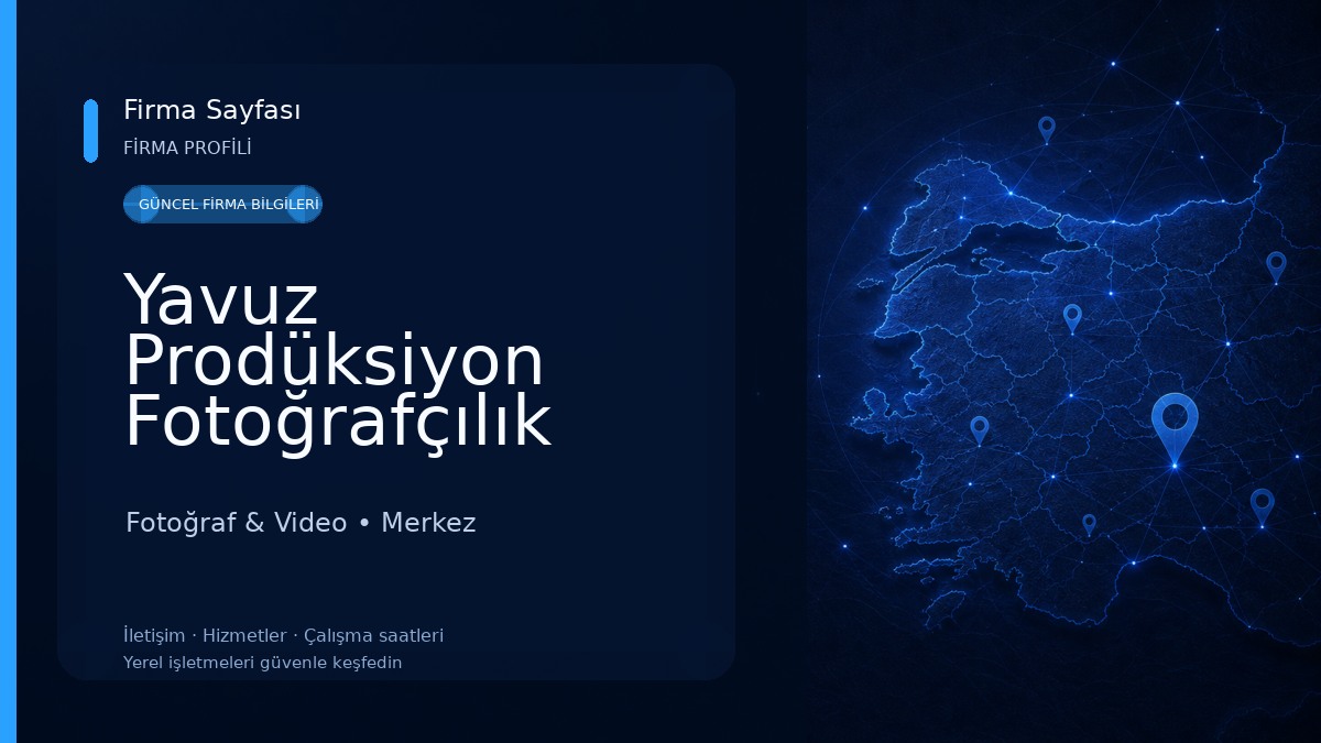 Yavuz Prodüksiyon Fotoğrafçılık Fotoğraf & Video