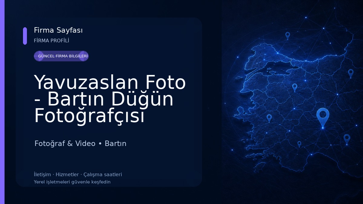 Yavuzaslan Foto - Bartın Düğün Fotoğrafçısı Fotoğraf & Video