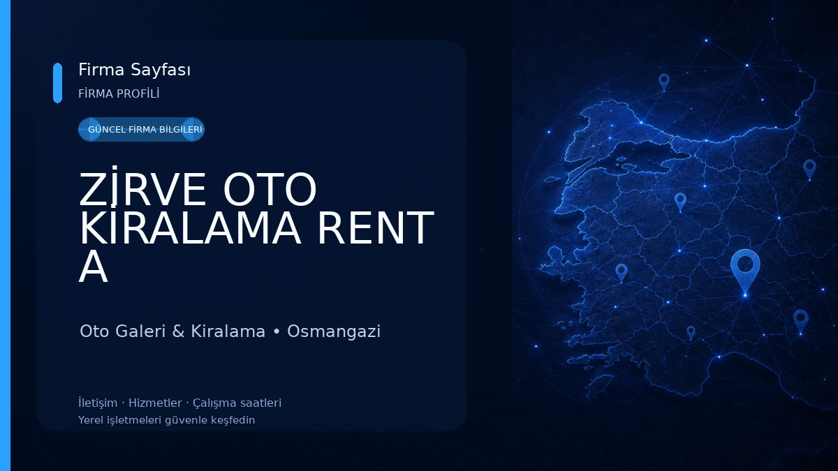 ZİRVE OTO KİRALAMA RENT A CAR(Bursa-Gürsu-Kestel-Yıldırım-Osmangazi-Nilüfer)